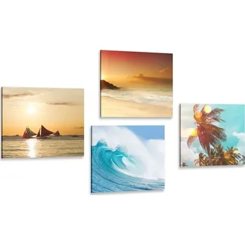 Obraz Dovido Set obrazů život u moře