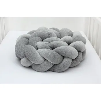 Příslušenství pro dětskou postel a kolébku Scamp Mantinel do postýlky cop (Šedá) - 210 cm