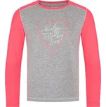Dívčí tričko s dlouhým rukávem KILPI SONIER-JG Světle šedá - 86