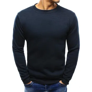 Pánská mikina Buďchlap Jednoduchá granátová mikina bez kapuce