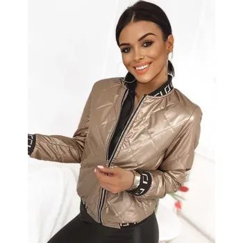 Pánská casual bunda Dstreet Dámská prošívaná kamelová bunda Basseball