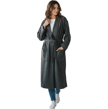 Dámský župan Vn.Lot Dámský šedý nadměrný froté župan Barva: Šedá, Velikost: 7XL