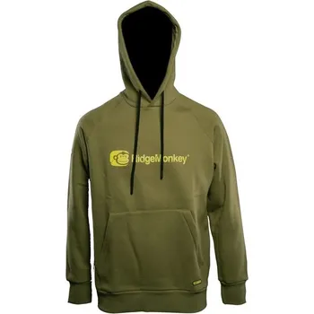 Rybářské oblečení RidgeMonkey Mikina s kapucí zateplená zelená - M
