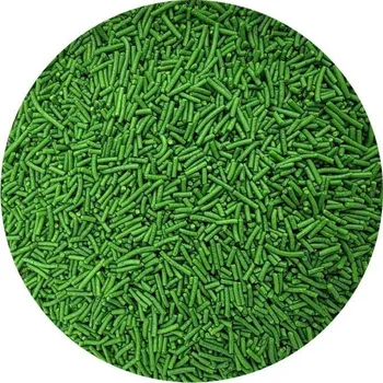 Jedlá dekorace na dort Cukrové zdobení tyčinky zelené 80g - I LOVE CAKES