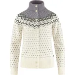 svetr dámský FJÄLLRÄVEN Övik Knit Cardigan W, Chalk White-Flint Grey - S