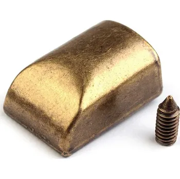 Zip Koncovka na zip 5 kusů - 3 staromosaz