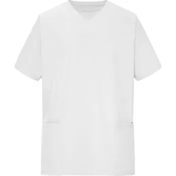 Dámská halenka James & Nicholson (Daiber) Pánská strečová zdravotnická halena JN3104 - Bílá | XL