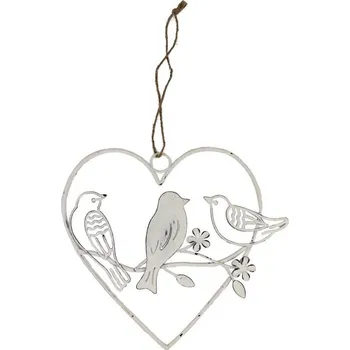 Vánoční dekorace Srdce k zavěšení K2502
