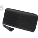 Dámská peněženka 9x19cm s třásničkou - 5 černá