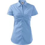 MALFINI Dámská košile s krátkým rukávem Chic - Nebesky modrá | S