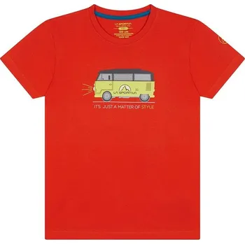 Chlapecké tričko Triko krátký rukáv dětské LA SPORTIVA Van T-Shirt K Poppy - 130