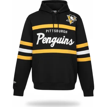 Pánská mikina Mitchell & Ness Pánská mikina Pittsburgh Penguins NHL Head Coach Hoodie Velikost: S