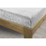 Homeville prostěradlo mikroplyš 180x200 cm sv.šedá