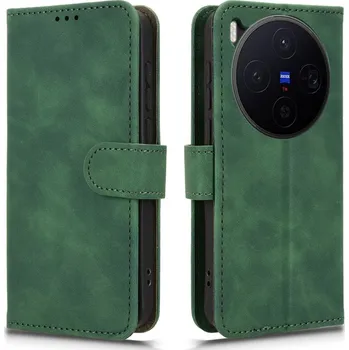 Pouzdro na mobilní telefon Feel knížkové pouzdro na Vivo X300 5G - zelené