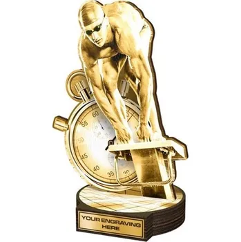 Poháry Bauer Dřevěná plaketa RWR173 | Plavání