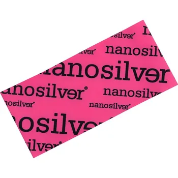 Čepice Sportovní čelenka Nanosilver - UNI - růžová/černá