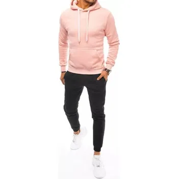 Buďchlap Pohodlná růžovo-černá tepláková souprava