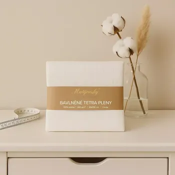 látková plena Matějovský Látkové TETRA pleny Premium 90x100 cm 2 ks