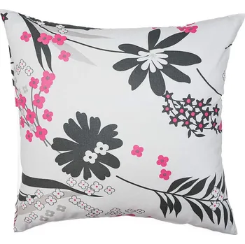 Povlečení DADKA VRACOV Povlak na polštář bavlna Agáta růžová na bílém Rozměr: 50x70