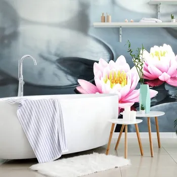 Tapeta Dovido Samolepící fototapeta lotosový květ v jezeře