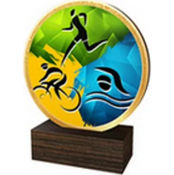 Poháry Bauer Dřevěná plaketa TFRW626 | Triatlon