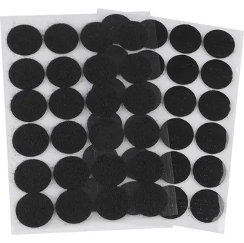 Zip Suchý zip samolepicí kolečka Ø25 mm - 2 černá