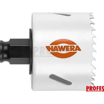 Vrták Hawera Vrtací korunka - děrovka na kov, dřevo, plasty Hawera HSS - BiMetal PROGRESOR 24mm, 15/16", s adaptérem Power-Change (227636)