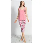 Dámské pyžamo kapri Jahoda - světle lososová - S