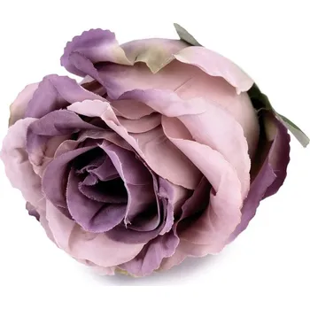 umělá květina Umělý květ růže Ø70 mm - 4 lila