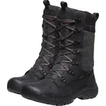 obuv městská zateplená dámská KEEN GRETA TALL BOOT WP WOMEN black/black plaid - 37,5