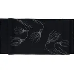 Běhoun na stůl Black Drops černý 50x150cm, Sander