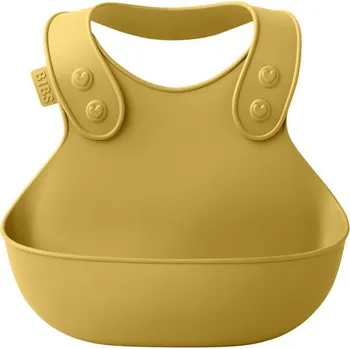 BIBS Dětský bryndák s kapsou - Mustard