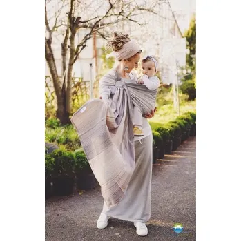 Šátek na nošení dítěte LITTLE FROG ring sling - QUARTZ - S