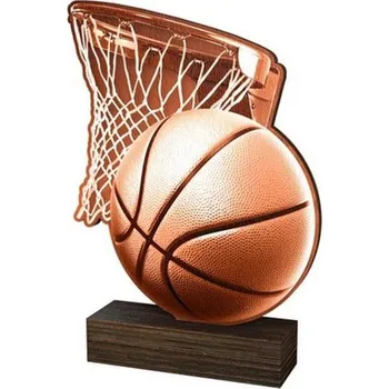 Volný čas Poháry Bauer Dřevěná plaketa WF021 | Basketball