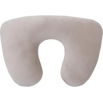 Polštář SCANquilt polštář podkova VELVET béžová ostatní