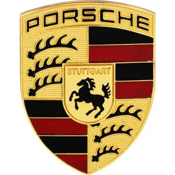 Elektrický zubní kartáček Emblém Porsche Stuttgart s držákem - barva zlatá