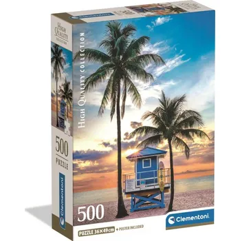 Clementoni - Puzzle 500 Miami Beach, Florida