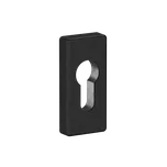 KOVIAN, s.r.o. Hliníková rozeta, cylindrická vložka, broušený černý elox