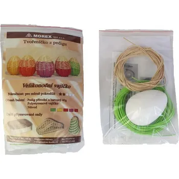 Velikonoční dekorace 70802-15 SADA Tvořeníčko z pedigu - vajíčko sv.zelené