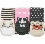 veselé ponožky FUNNY dívčí - 3pack, Pidilidi, PD0136-01, holka - 35-37