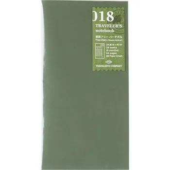 Diář TRAVELER'S COMPANY TRAVELER'S 018 — Free Diary (Weekly Vertical)