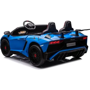 Dětské elektrovozidlo LEAN CARS Elektrické Auto Lamborghini XXL Model A8803 Modré 24V