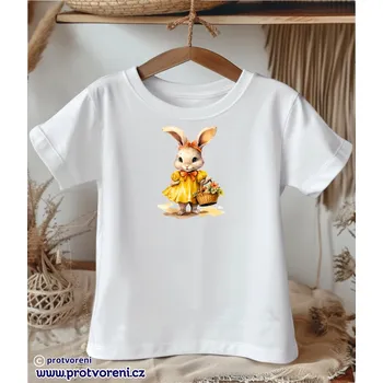 Chlapecké tričko Trička s potiskem Tričko s potiskem, dětské, KRÁLICE s košíkem, 1 ks zvolte VELIKOST trička ZDE:: 3/4 let Beagle