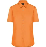James & Nicholson (Daiber) Dámská košile s krátkým rukávem JN679 - Oranžová | XL