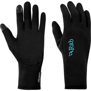 Rukavice dámské rukavice RAB Power Stretch Contact Glove Women's, black - XS