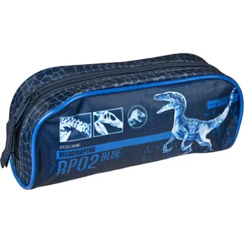 Penál Školní penál 22x9cm pouzdro na zip Jurský Svět (Jurassic World)