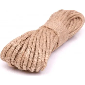 Šnůra pletená JUTOVÁ 3 mm návin 20m