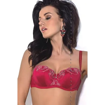 Podprsenka Vyztužená podprsenka 321 Romina - bordó - 85H