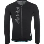 Pánský cyklistický merino dres KILPI SONET-M Tmavě šedá - S