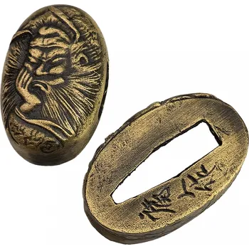 Šerm CHZ Sada pro samurajský meč "FUCHI A KASHIRA" - 5 variant! Motiv: Yokai